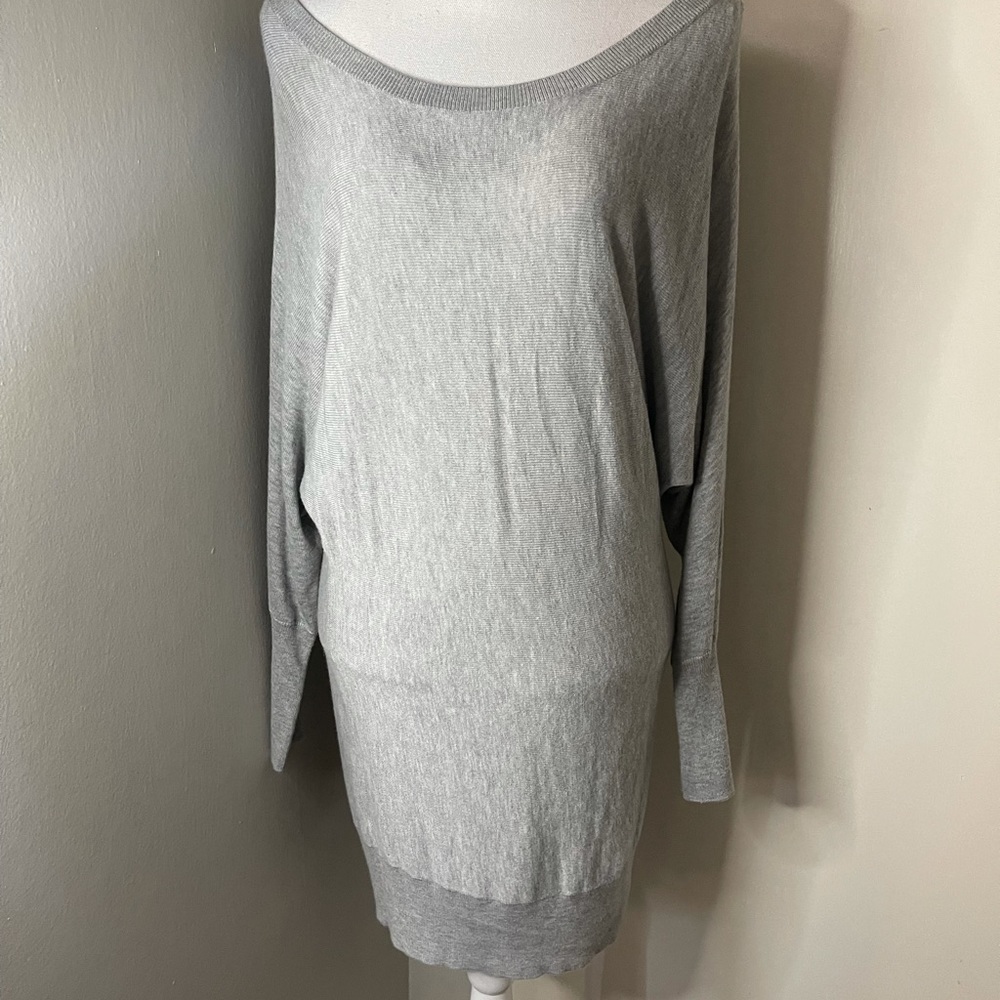 Trouve sweater dress, soft gray, SZ small